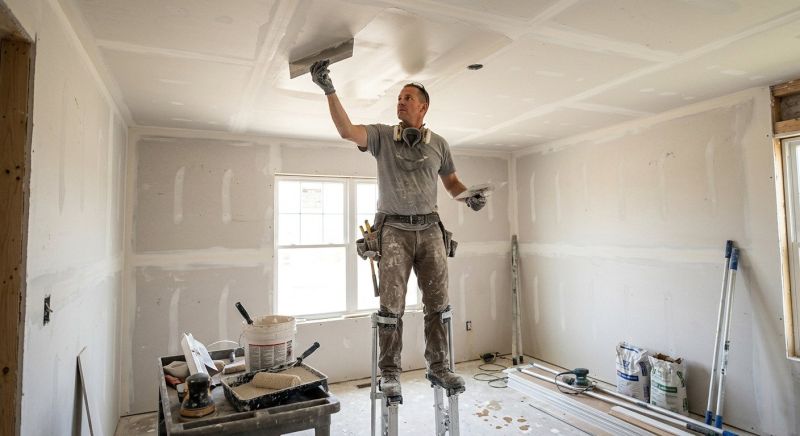 Ceiling Drywall Installation in Kansas City, KS