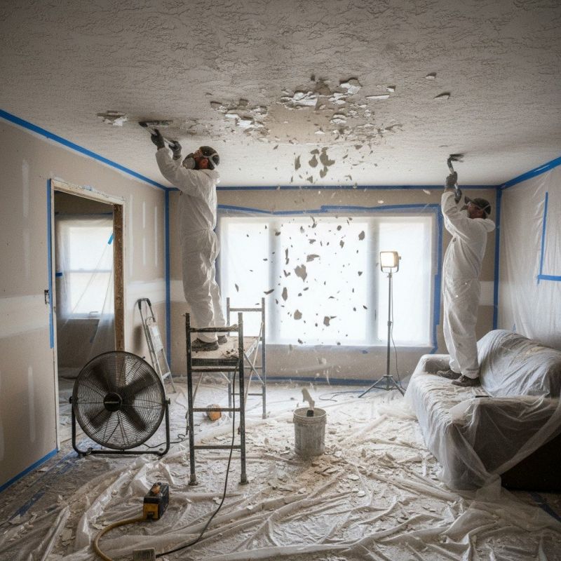 Knockdown Ceiling Removal