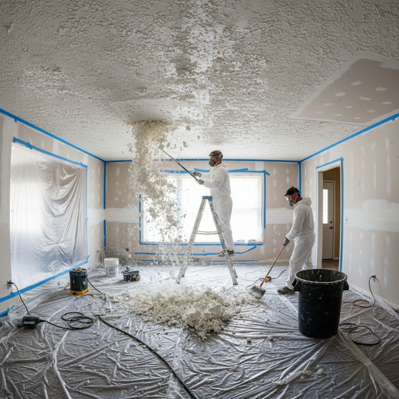 Knockdown Ceiling Removal in San Diego, CA