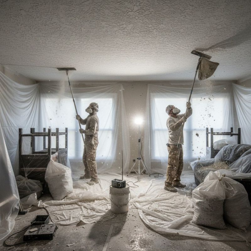 Knockdown Ceiling Removal