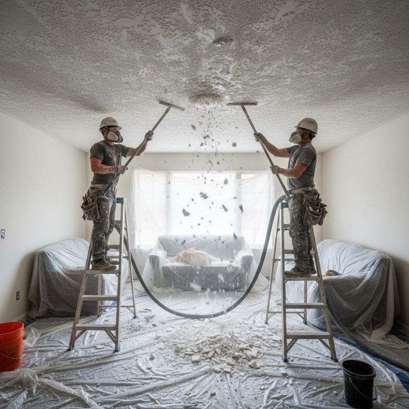Knockdown Ceiling Removal