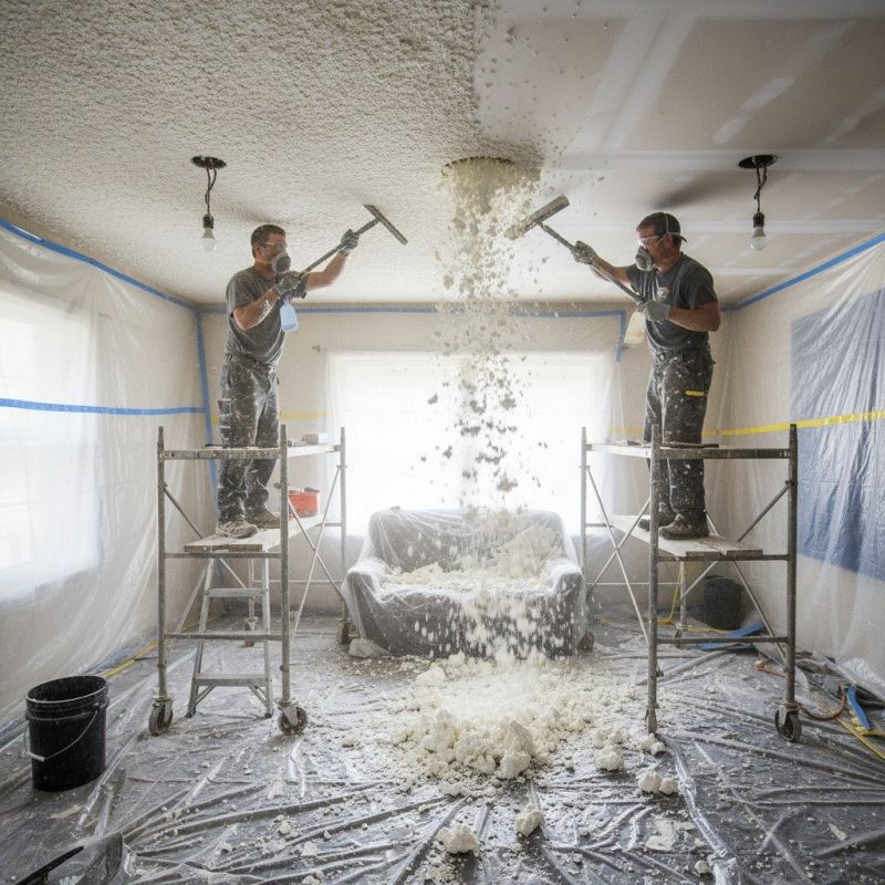 Swirl Ceiling Removal in Kansas City, KS